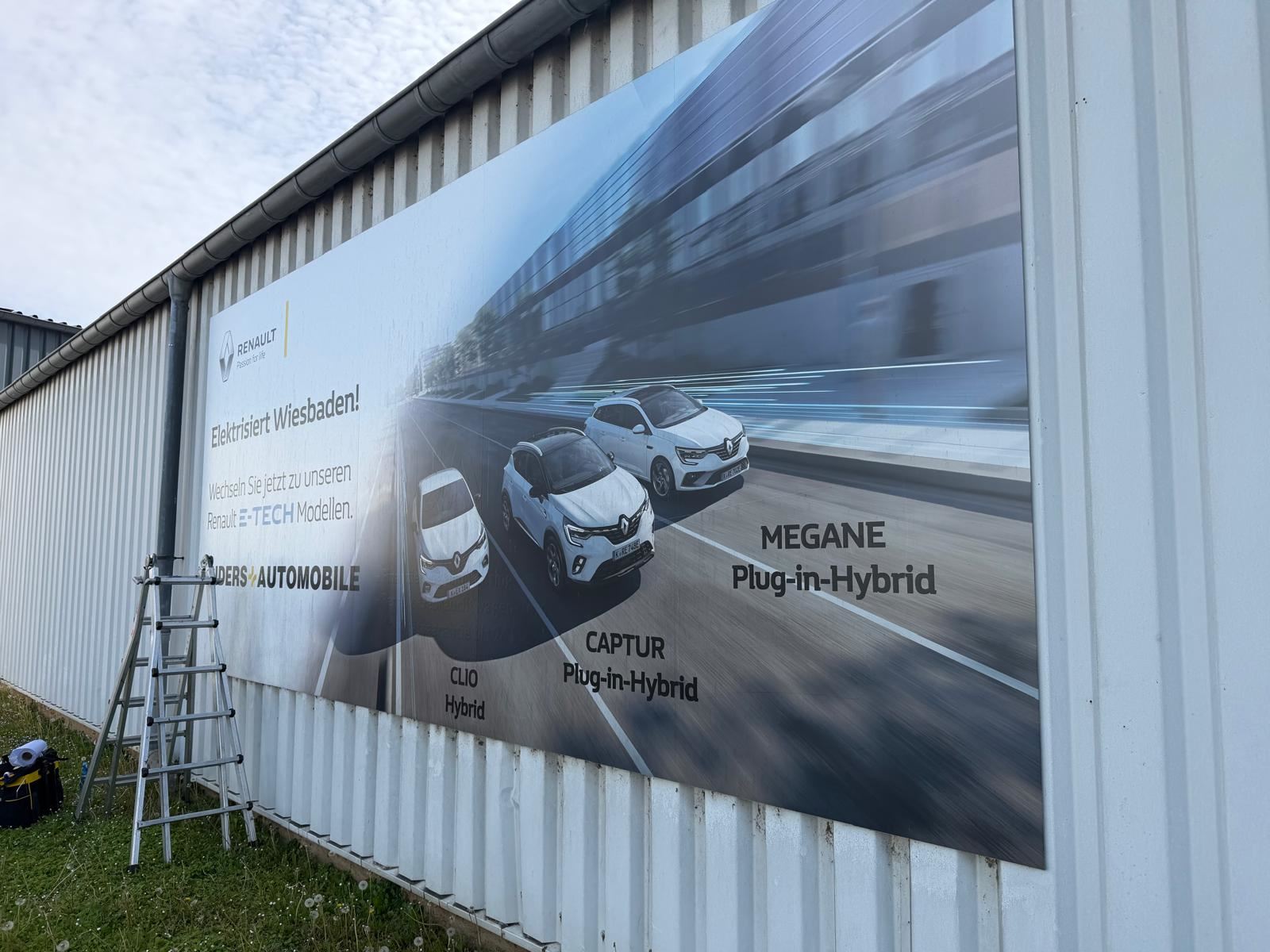 Außenwerbung – Atelier Rieber